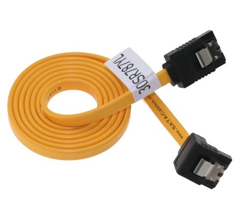 SATACables 16 inch SATA Cable Straight to Right - 30SR407YL