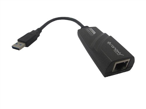 SANOXY® Compact Black USB 2.0 to Gigabit Ethernet NIC Network Adapter - Network Adapter - Hi-Speed USB - Ethernet, Fast Ethernet, Gigabit Ethernet