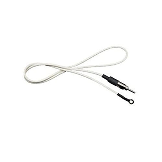 Jensen JEN-ANT1B 30 in. Soft Wire AM-FM Stereo Antenna, White