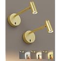 Afyuol Picture Light for Wall, Battery Operated Art Light for Paintings CCT Dimmable Recharging Gallery Battery Wall Light with Remote Control