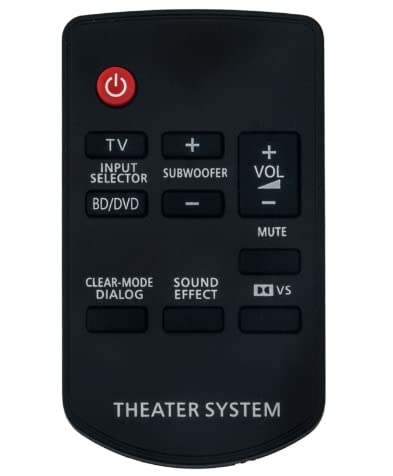New - N2QAYC000027 Replacement Remote Control Compatible with Panasonic Home Theater Audio System