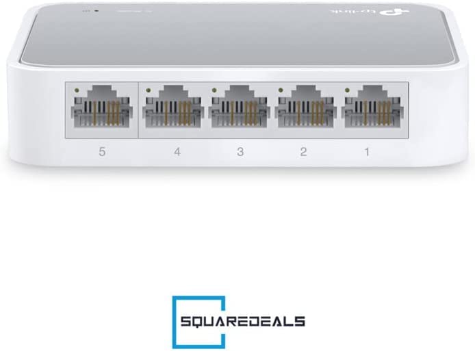 Learning Resources TL-SF1005D TP-Link 5-Port Fast Ethernet Unmanaged Switch | Plug and Play | Desktop