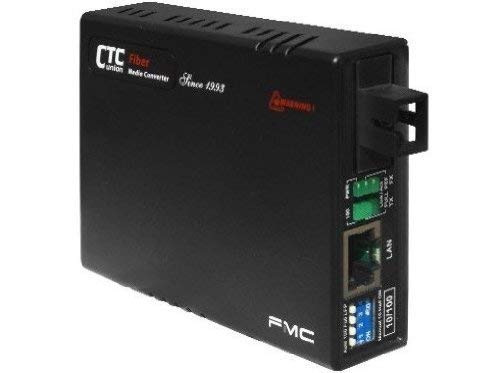 CTCUnion FMC-10-100-SC20B Fast Ethernet WDM Single Strand Fiber Media Converter, 20Km B Type