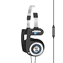 Koss Porta Pro with Microphone and Remote On-Ear Headphones, In-Line Microphone and Touch Remote Control, Wired with 3.5mm Plug
