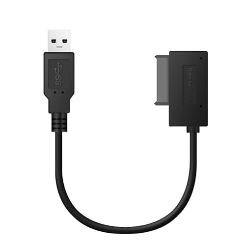 JDYYICZ USB 3.0 to 7+6 13Pin Slimline SATA Cable Adapter for Laptop CD DVD ROM Optical Drive