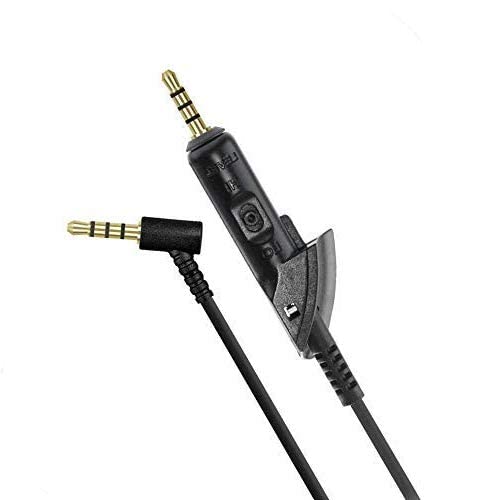 Xivip Replacement Audio Cable Compatible with Bose QuietComfort QC15, QC15 Headphones Headset, 2.5mm to 3.5mm Aux Cord Cable Headphone Extension…