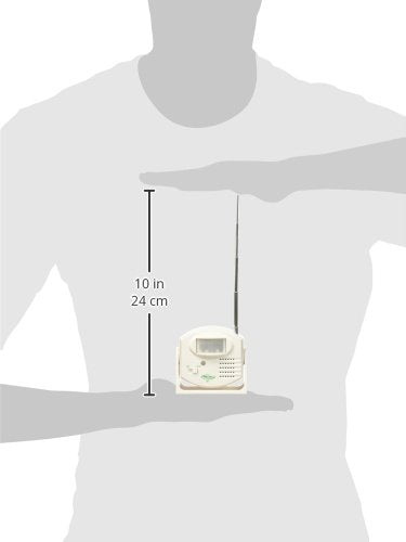 Smart Caregiver Wireless Motion Sensor Alarm System with Pager for Fall and Wandering Prevention | Mountable Motion Detector Alarm Alerts Medical