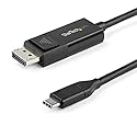 StarTech.com 6ft (2m) USB C to DisplayPort 1.2 Cable, 4K 60Hz, Bidirectional DP USB-C Video Adapter Cable for Windows, Apple M1 M2 M3 M4, USB4
