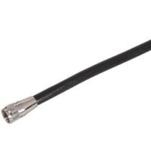 Cable Coax Rg6/F Conn 25ft Black