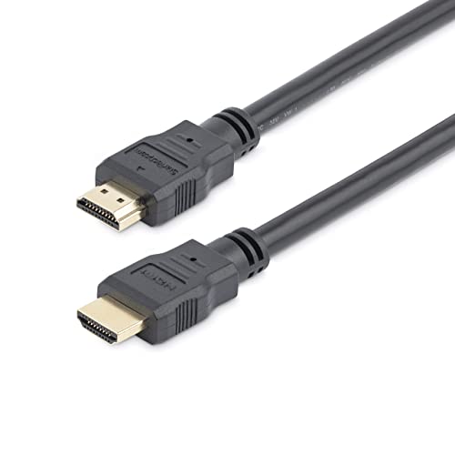 StarTech 1ft Short HDMI Cable, 4K 30Hz, Male to Male (HDMM30CM)