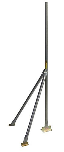 Jiffy Mount - 3' Double Footed Mast with 18" Legs - Antenna/Dish Mount