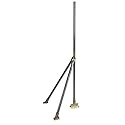 Jiffy Mount - 3' Double Footed Mast with 18" Legs - Antenna/Dish Mount