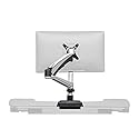 Vari Single Monitor Arm - VESA Monitor Mount w/ 360 Degree Adjustment - Monitor up to 27 inches, 19.8 lbs - Single Monitor Mount with Full