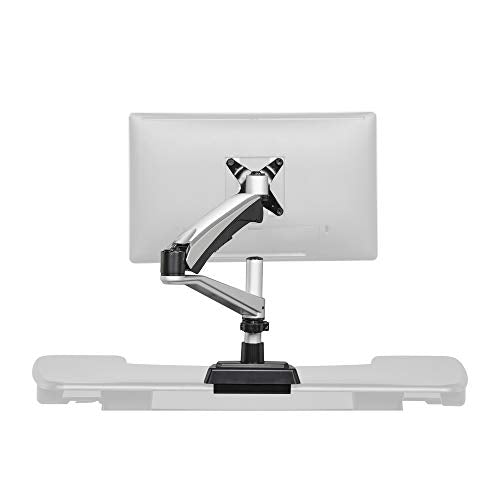Vari Single Monitor Arm - VESA Monitor Mount w/ 360 Degree Adjustment - Monitor up to 27 inches, 19.8 lbs - Single Monitor Mount with Full