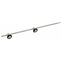 Antenna, Dual Base, Sidemount with Chrome Mounts (60" Cable)