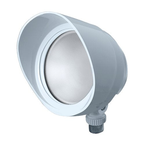 RAB Lighting BULLET12YW LED Bullet Flood, 12W, 800 lm, 3000 K (Warm), White Finish