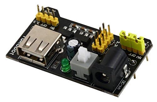 CorpCo MB102 Breadboard Power Supply Module 3.3V/5V for Arduino Board Solderless Breadboard