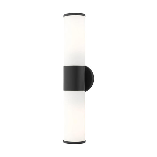 Lindale - 2 Light ADA Bath Vanity in Nautical Style-18.5 Inches Tall and 4.25 Inches Wide-Black Finish