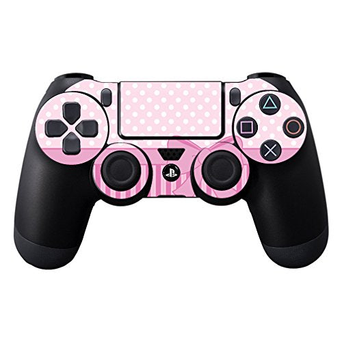 MightySkins Skin Compatible with Sony PS4 Controller - Pink Present | Protective, Durable, and Unique Vinyl Decal wrap Cover | Easy to Apply, Remove