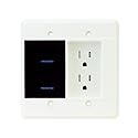 Element-Hz Power Series in-Wall Surge Protector w/Recessed Dual Outlet, 1080 Joules