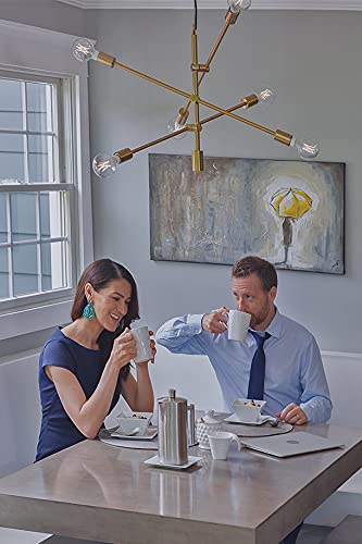 Bulbrite 776890 8.5 Watt LED G25 Clear Decorative Globe Medium (E26) Base, 3000K Light Bulb