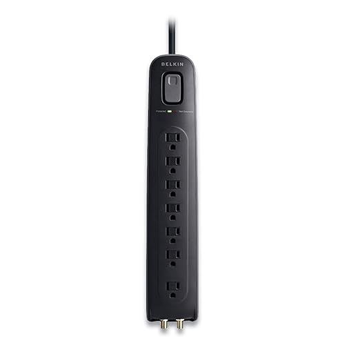 Belkin BV107030-04-BLK Ultimate Surge Protector - Surge suppressor - 7 output connector(s)