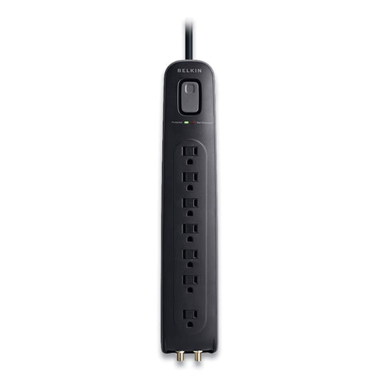 Belkin BV107030-04-BLK Ultimate Surge Protector - Surge suppressor - 7 output connector(s)