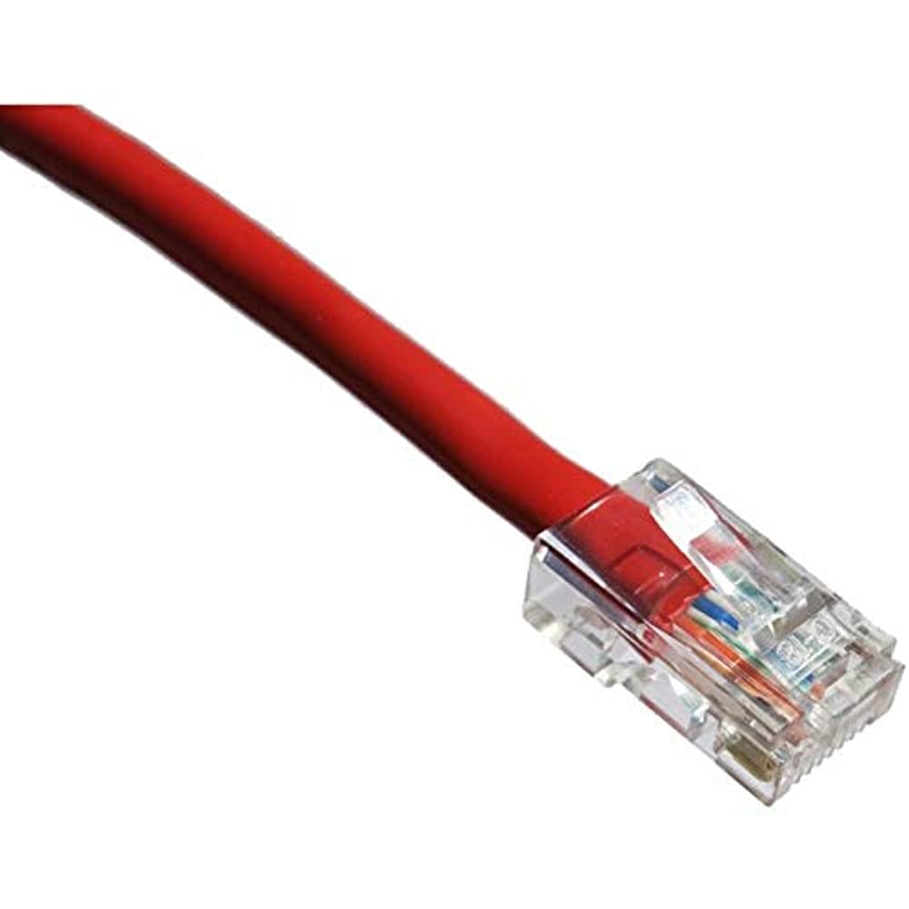 Axiom C6NB-R18IN-AX Patch Cable - RJ-45 (M) to RJ-45 (M) - 1.5 ft - UTP - CAT 6 - Stranded - red