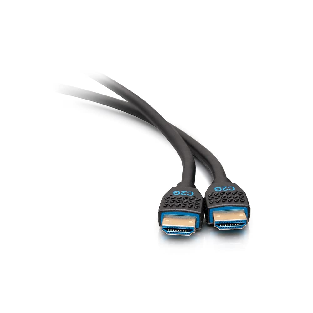 C2G 6ft Premium High Speed HDMI Cable with Ethernet - 4K 60Hz - 6 ft HDMI A/V Cable for Audio/Video Device, Home Theater System, Network Device