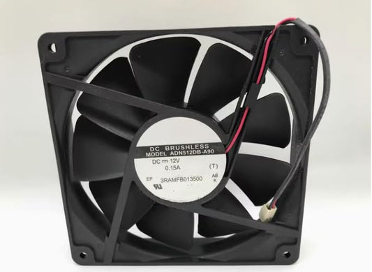 ADN512DB-A90 DC 12V 0.15A 135x135x25mm 2-Wire Cooling Fan