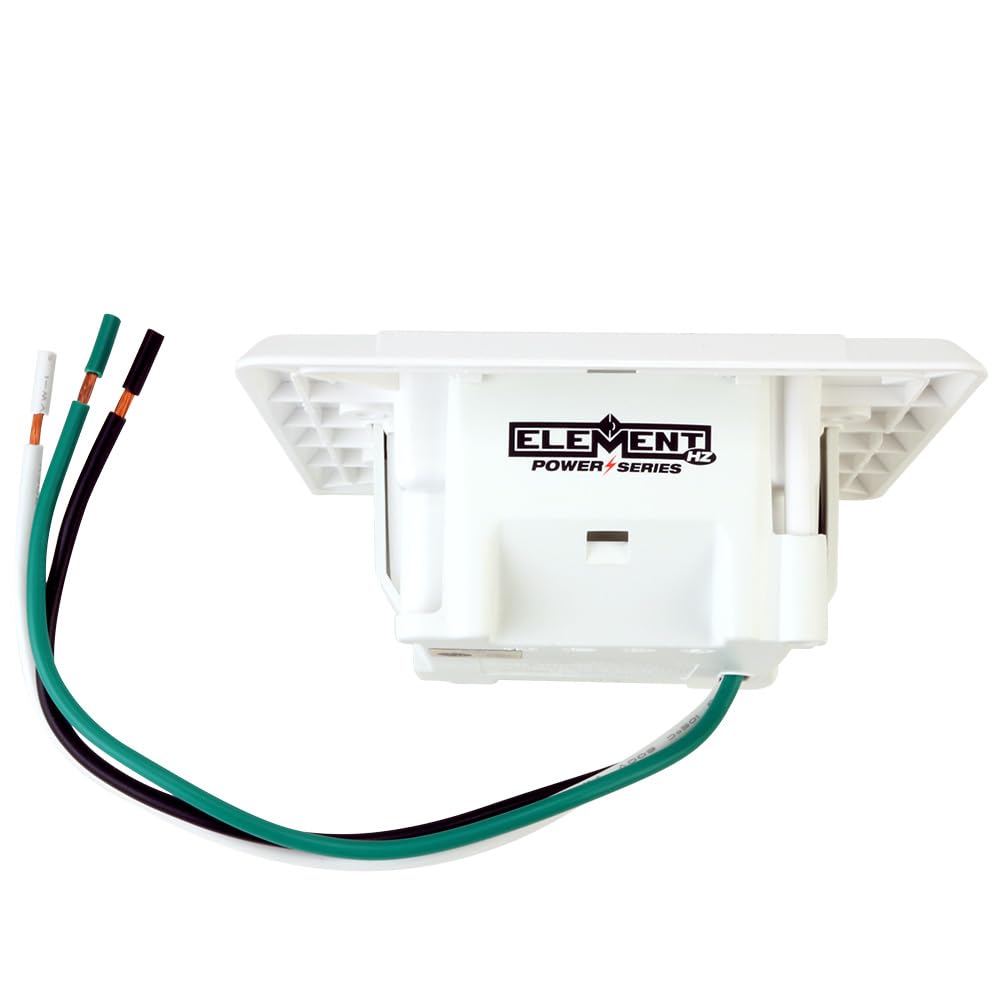 Element-Hz Power Series in-Wall Surge Protector w/Recessed Dual Outlet, 1080 Joules