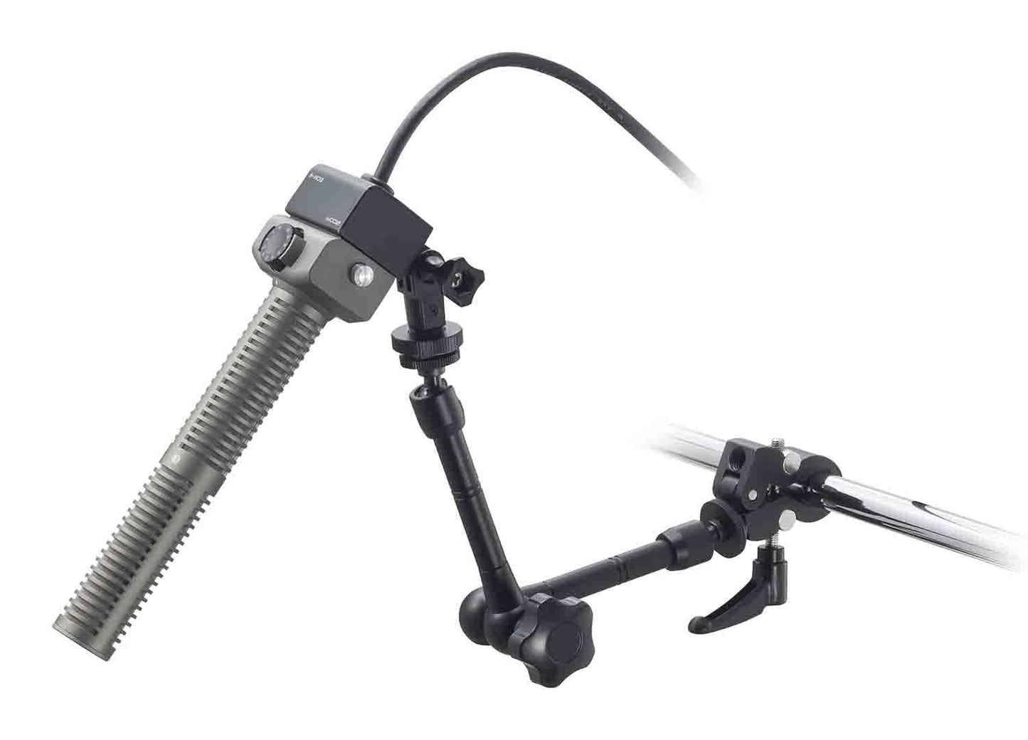 Zoom HRM-11 Handy Recorder Mount, 11-inch Arm, Clamp Mount, Designed to be Used With Zoom Portable Audio and Video Recorders