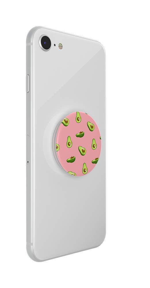 PopSockets: PopGrip Expanding Stand and Grip with a Swappable Top for Phones & Tablets - Avocados Pink