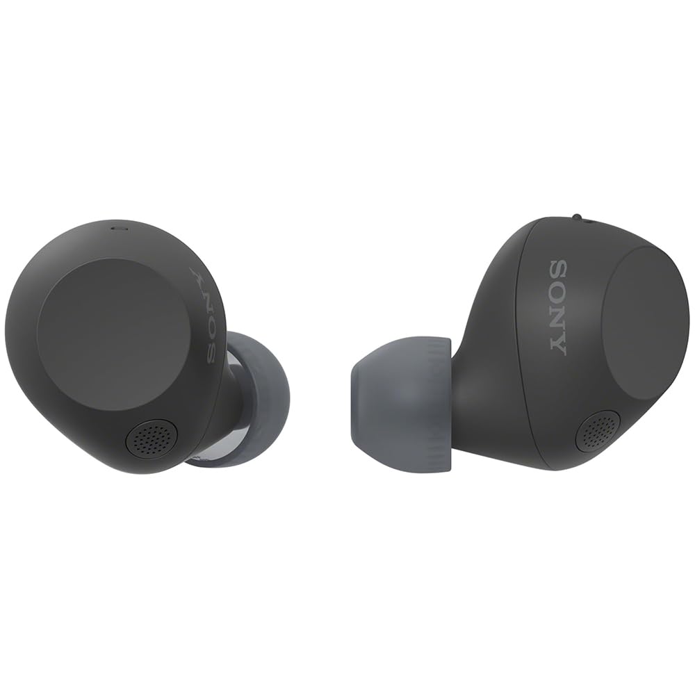 Sony WF-C710NB Truly Wireless Noise Canceling Earbuds Black Bundle with Deco Essentials Converter Adapter Type C Adapter, Type-C USB C Female…