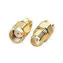 Cable Matters 2-Pack SMA Female to RPSMA Male Adapter (SMA Male to Female Reverse Polarity Gender Changer Adapter)