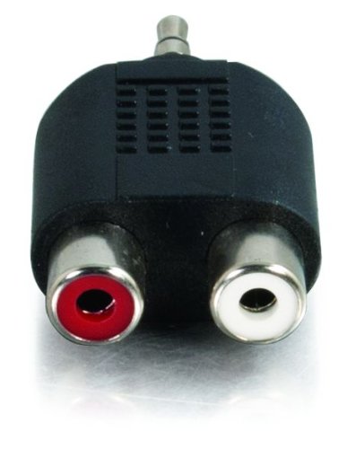 CABLES TO GO 3.5MM MALE TO (2) RCA FEMALE ADAPTER