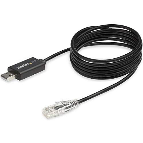 StarTech.com 6 ft (1.8 m) Cisco USB Console Cable - USB to RJ45 Rollover Cable - 460Kbps - Windows, Mac and Linux Compatible - M/M