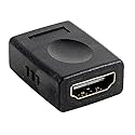 SatelliteSale Digital HDMI Female to Female HDMI Coupler PVC Black Adaptor