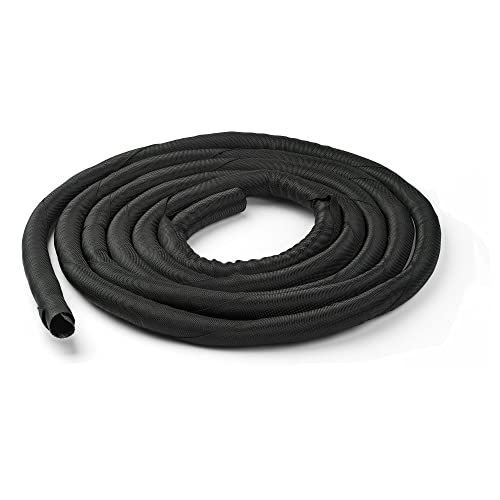 StarTech.com 15' (4.6m) Cable Management Sleeve - Flexible Coiled Cable Wrap - 1.0-1.5" Dia. Expandable Sleeve - Polyester Cord