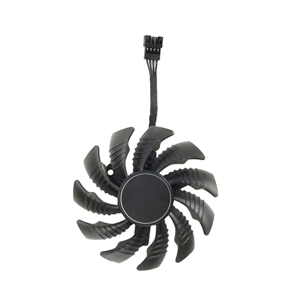 PLD08010S12HH Graphics Card Cooling Fan Replacement for Gigabyte GTX 1660 GTX 1660 Super GTX 1660 Ti Gaming Quiet Cooler Fan (B)