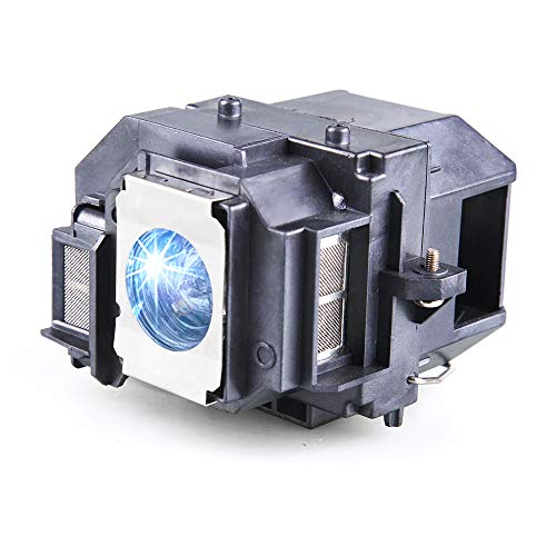 Huaute Projector Lamp with Housing for Epson ELPLP58, EX3200, EX5200, EX7200, PowerLite 1220, 1260, S9, X9, S10+, VS200, EB-S10, EB-S9, EB-S92 - LED
