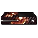 MightySkins Carbon Fiber Skin for Microsoft Xbox One - Sunset Wolf | Protective, Durable Textured Carbon Fiber Finish | Easy to Apply, Remove,