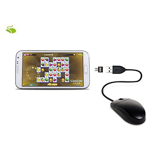 chenyang 5 Pack Micro USB OTG Adapter Micro USB Male to USB 2.0 Female Ultra Mini Size Connector Adapter
