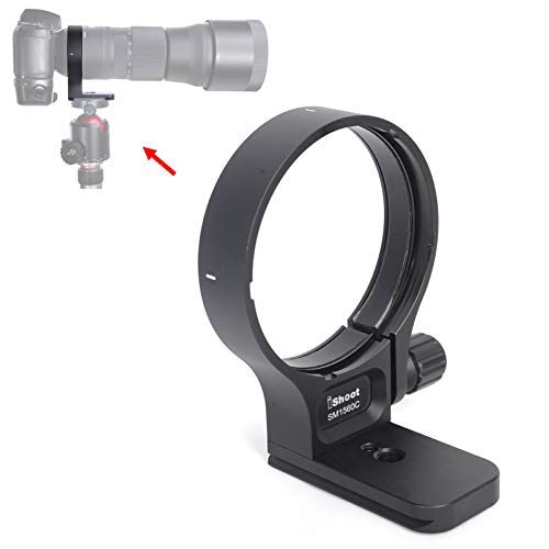 iShoot Tripod Mount Ring, CNC Machined TS-71 Lens Collar Compatible with Sigma 150-600mm f/5-6.3 DG OS HSM Contemporary, Support Bracket Holder