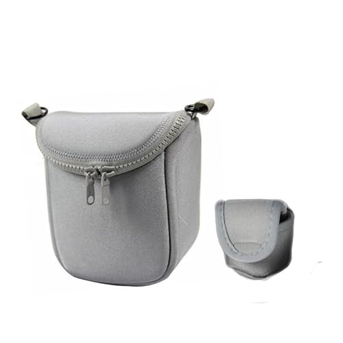 BIZOEdigital Protable Camera Cover Case Bag For Olympus E-M10 EM10II E-M5II EP3 EM5 EPL6 EPL7 E-PL8 EPL5 EP5 14-42mm Lens with strap (Grey)