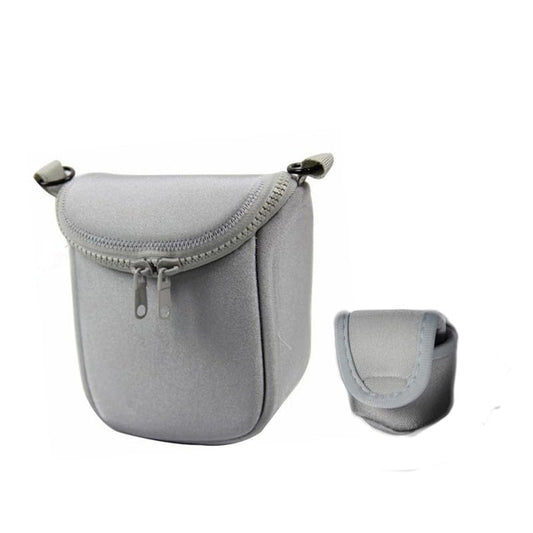 BIZOEdigital Protable Camera Cover Case Bag For Olympus E-M10 EM10II E-M5II EP3 EM5 EPL6 EPL7 E-PL8 EPL5 EP5 14-42mm Lens with strap (Grey)