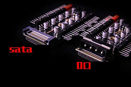 Fan Controller pc Chassis Fan Hub CPU Cooling Fan hub pc 10 Port 12 V SATA to Fan-Header with 4 Pin PWM Controller Corsair Fan Controller