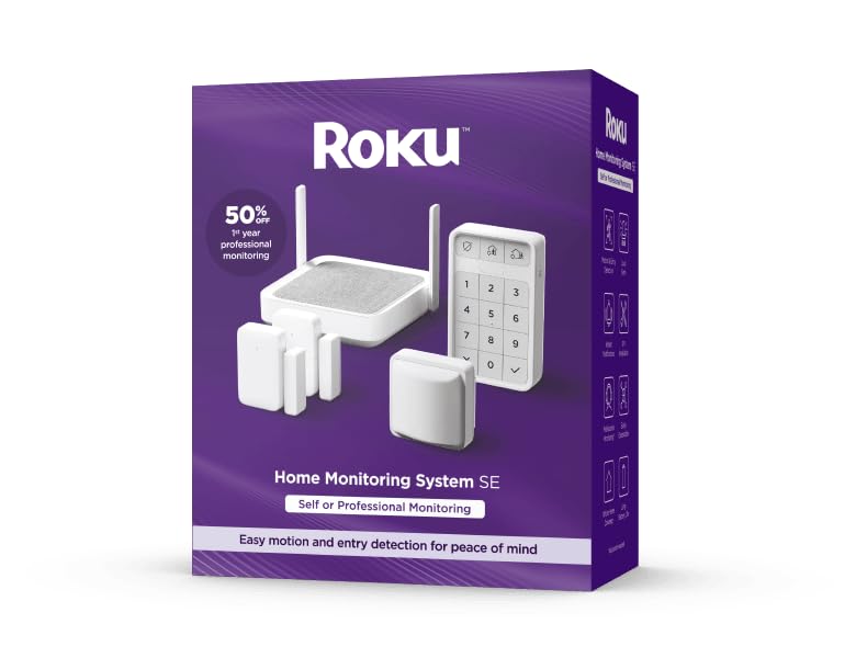 Roku Home Monitoring System SE, White, SS1000R