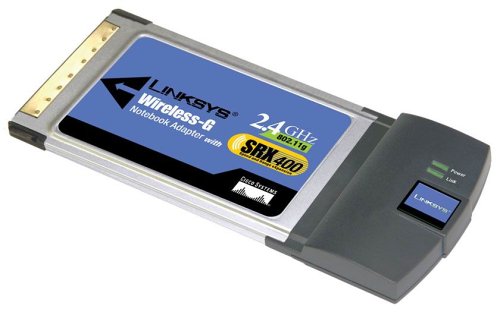 Cisco-Linksys WPC54GX4 Wireless-G Notebook Adapter with SRX 400