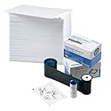 Datacard 532000-004 White Monochrome Ribbon - 1,500 Prints for SD160, SD260, SD360, SD460, and CD810 Printers, with 500 ID Zone Premium White Blank
